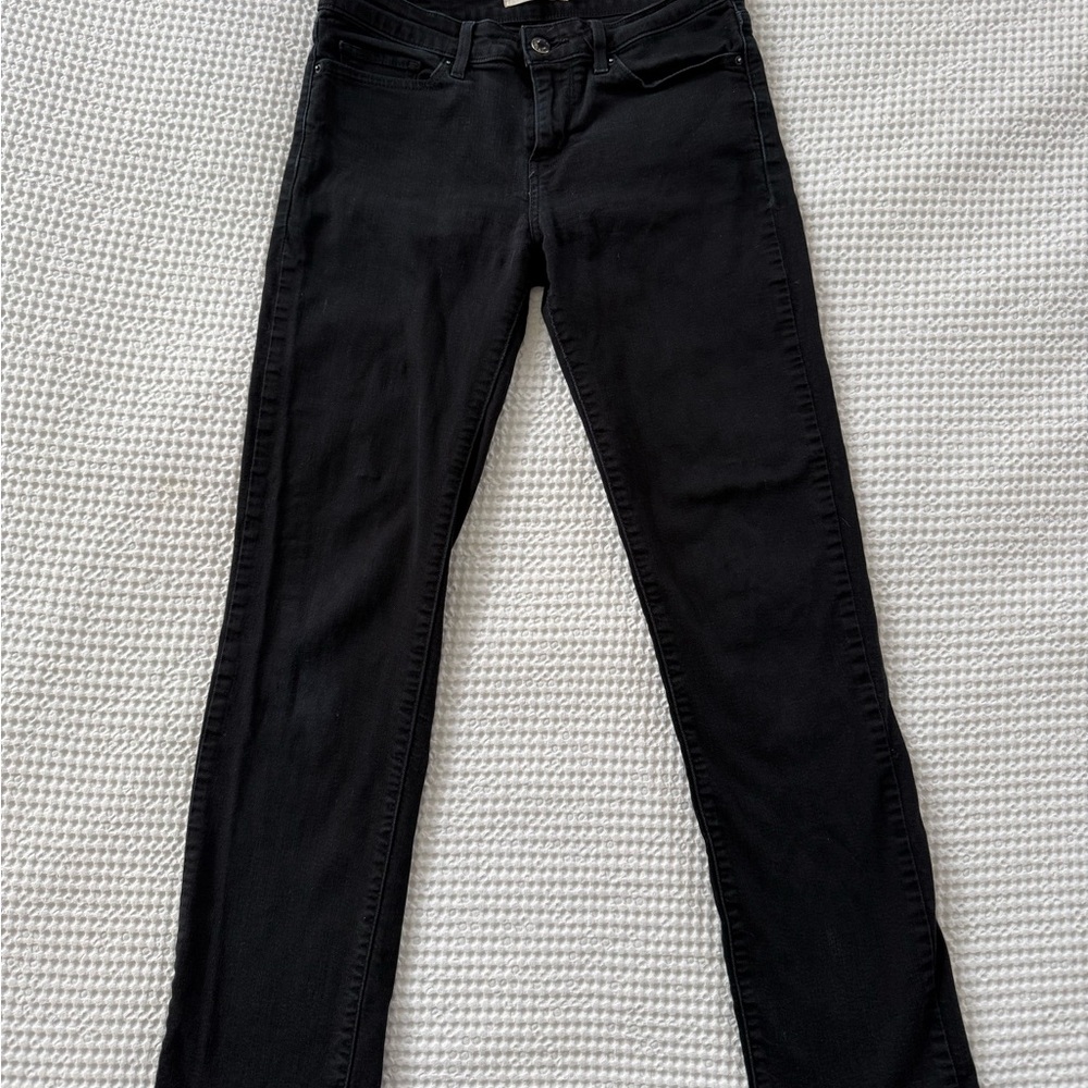 Black Straight Jeans